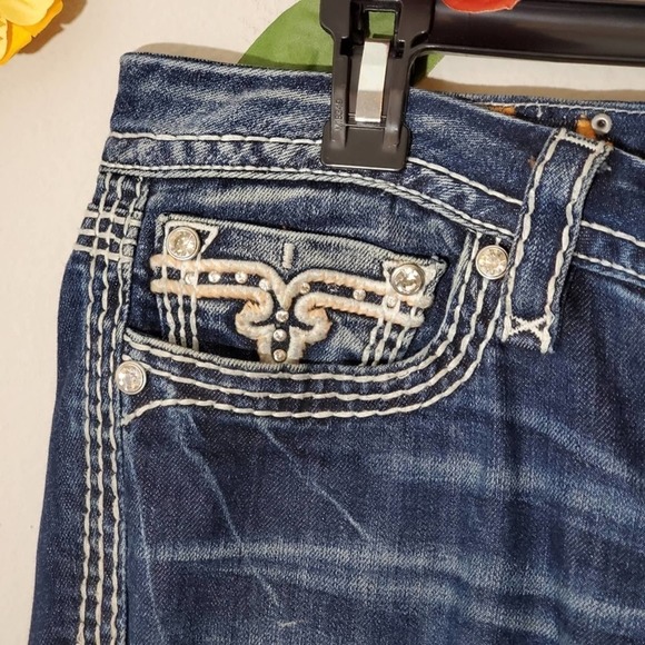 Rock Revival Avery studded straight jeans size 31 - Picture 4 of 10